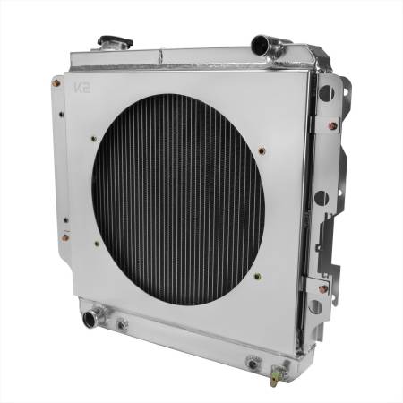 Spec'D Tuning Products - Spec-D 1987-2006 Jeep Wrangler TJ YJ 2.4L/4.2L 3-Row Radiator with Fan Shroud Design