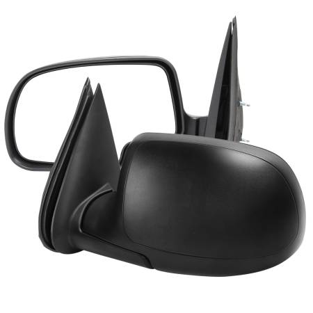 Spec'D Tuning Products - Spec-D 1999-2002 Chevrolet Silverado/Tahoe/Suburban GMC Sierra/Yukon Manually Adjustable Matte Black Side Mirrors