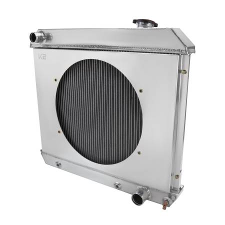Spec'D Tuning Products - Spec-D 1963-1966 Pontiac Bonneville V8 3 Row Core Radiator with Fan Shroud