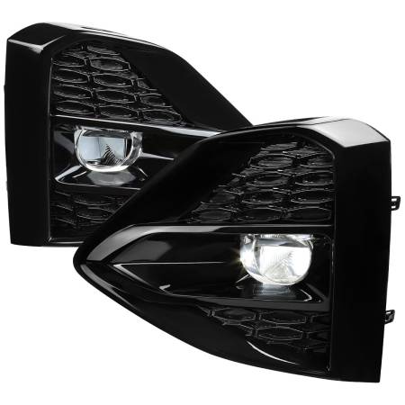 Spec'D Tuning Products - Spec-D 2019-2021 Nissan Maxima LED Fog Lights Kit (Chrome Housing/Clear Lens)