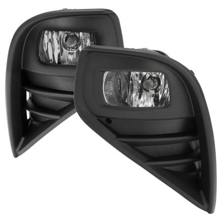 Spec'D Tuning Products - Spec-D 2020-2021 Toyota Highlander Fog Bumper Lights (Chrome Housing/Clear Lens)