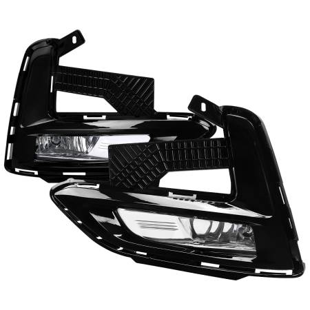 Spec'D Tuning Products - Spec-D 2020-2021 Nissan Sentra H8 Fog Lights Kit (Chrome Housing/ Clear Lens)