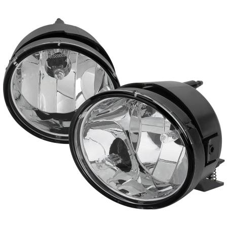 Spec'D Tuning Products - Spec-D 2004-2015 Nissan Titan/ 2005-2007 Armada Bumper Fog Lights (Chrome Housing/Clear Lens)