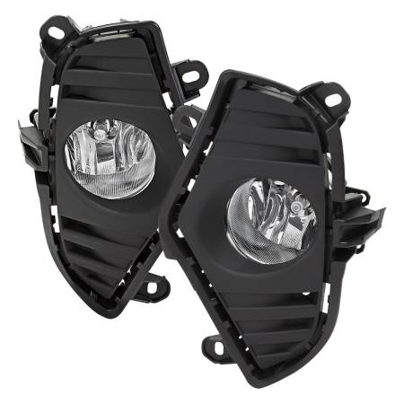 Spec'D Tuning Products - Spec-D 2019-2022 Toyota RAV4 H16 Fog Lights Kit (Chrome Housing/Clear Lens)