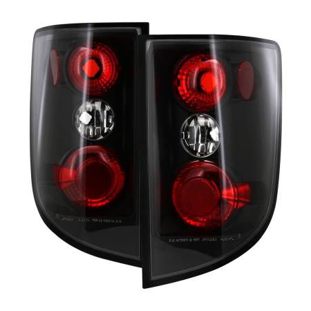 Spec'D Tuning Products - Spec-D 2005-2010 Honda Ridgeline Tail Lights (Matte Black Housing/Clear Lens)