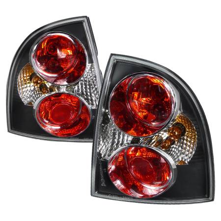 Spec'D Tuning Products - Spec-D 2001-2005 Volkswagen Passat Sedan Tail Lights (Matte Black Housing/Clear Lens)