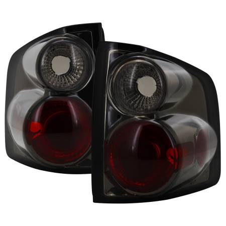 Spec'D Tuning Products - Spec-D 1994-2004 Chevrolet S10/ GMC Sonoma/ Isuzu Hombre Tail Lights (Chrome Housing/Smoke Lens)