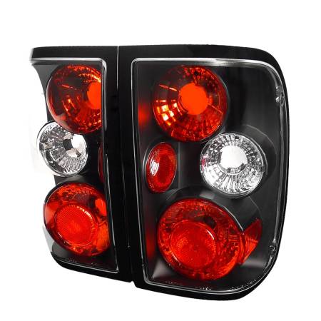 Spec'D Tuning Products - Spec-D 1993-1997 Ford Ranger Tail Lights (Matte Black Housing/Clear Lens)