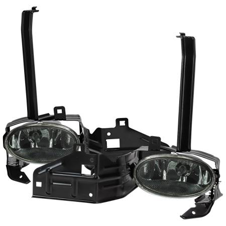 Spec'D Tuning Products - Spec-D 2008-2010 Honda Accord 2DR Coupe H11 Fog Lights Kit (Chrome Housing/Yellow Lens)