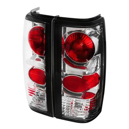 Spec'D Tuning Products - Spec-D 1982-1994 Chevrolet S10/Blazer GMC S15/Sonoma Tail Lights (Chrome Housing/Clear Lens)