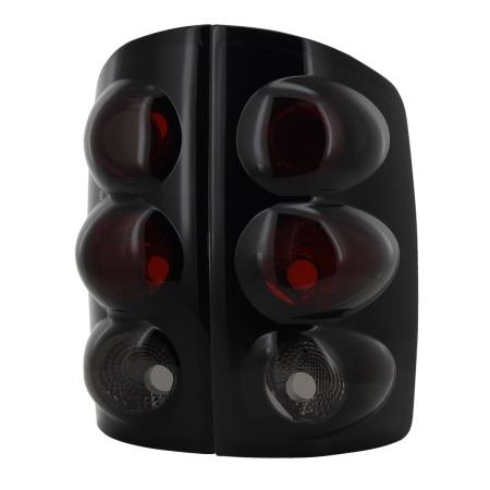 Spec'D Tuning Products - Spec-D 2002-2006 Dodge RAM Tail Lights (Glossy Black Housing/Smoke Lens)