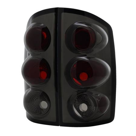 Spec'D Tuning Products - Spec-D 2002-2006 Dodge RAM Tail Lights (Chrome Housing/Smoke Lens)