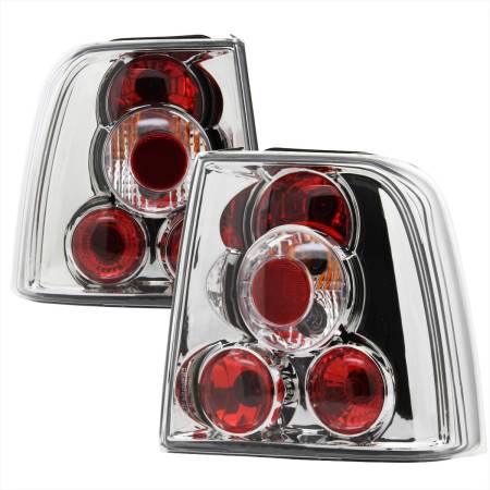 Spec'D Tuning Products - Spec-D 1998-2001 Volkswagen Passat Sedan Tail Lights (Chrome Housing/Clear Lens)