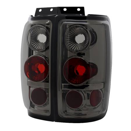 Spec'D Tuning Products - Spec-D 1997-2002 Ford Expedition Tail Lights (Chrome Housing/Smoke Lens)