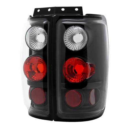Spec'D Tuning Products - Spec-D 1997-2002 Ford Expedition Tail Lights (Matte Black Housing/Clear Lens)