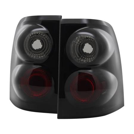 Spec'D Tuning Products - Spec-D 2002-2005 Ford Explorer Tail Lights (Glossy Black Housing/Smoke Lens)