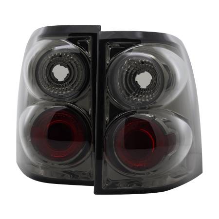 Spec'D Tuning Products - Spec-D 2002-2005 Ford Explorer Tail Lights (Chrome Housing/Smoke Lens)