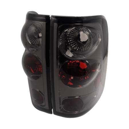 Spec'D Tuning Products - Spec-D 2004-2008 Ford F-150 Styleside Tail Lights (Chrome Housing/Smoke Lens)