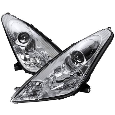 Spec'D Tuning Products - Spec-D 2000-2005 Toyota Celica Projector Headlights (Chrome Housing/Clear Lens)