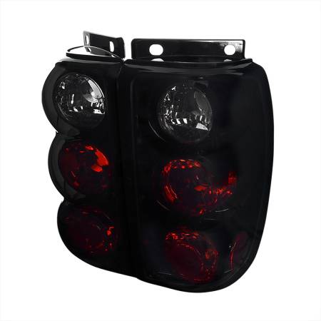 Spec'D Tuning Products - Spec-D 1995-1997 Ford Explorer Tail Lights (Glossy Black Housing/Smoke Lens)