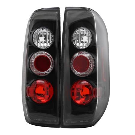 Spec'D Tuning Products - Spec-D 2005-2014 Nissan Frontier/ 2009-2012 Suzuki Equator Tail Lights (Matte Black Housing/Clear Lens)