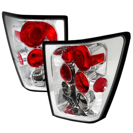 Spec'D Tuning Products - Spec-D 2005-2006 Jeep Grand Cherokee Tail Lights (Chrome Housing/Clear Lens)