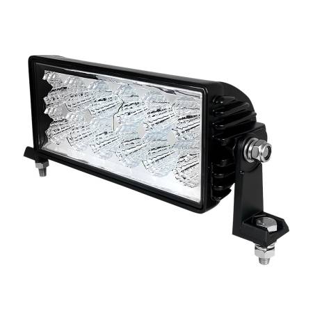 Spec'D Tuning Products - Spec-D Universal Off Road 6000K Flood Beam 36W 12-LED Fog Light - 4PC (Black Aluminum Housing/Glass Lens)