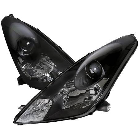 Spec'D Tuning Products - Spec-D 2000-2005 Toyota Celica Projector Headlights (Matte Black Housing/Clear Lens)