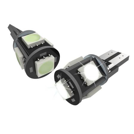 Spec'D Tuning Products - Spec-D T10 5 SMD LED Bulb w/ Integrated Canbus - 2PC (White)