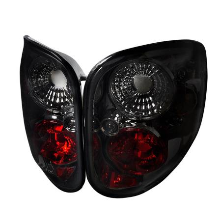 Spec'D Tuning Products - Spec-D 1997-2004 Ford F-150 Flareside Tail Lights (Chrome Housing/Smoke Lens)