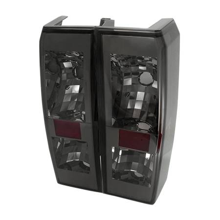 Spec'D Tuning Products - Spec-D 2005-2010 Hummer H3 Tail Lights (Chrome Housing/Smoke Lens)
