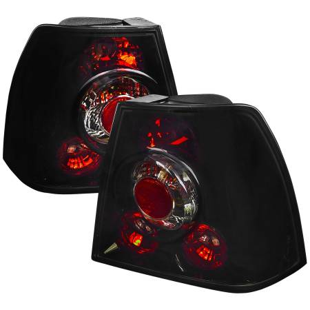 Spec'D Tuning Products - Spec-D 1999-2005 Volkswagen Jetta/Bora Mk4 Sedan Tail Lights (Glossy Black Housing/Smoke Lens)