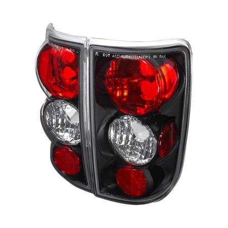 Spec'D Tuning Products - Spec-D 1995-2004 Chevrolet Blazer/S10 GMC Jimmy/Envoy Oldmosbile Bravada Tail Lights (Matte Black Housing/Clear Lens)
