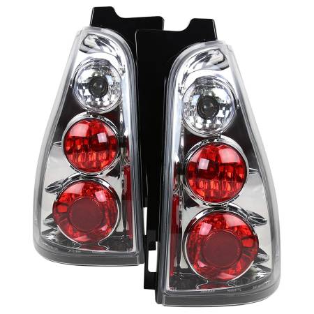 Spec'D Tuning Products - Spec-D 2003-2005 Toyota 4Runner Tail Lights (Chrome Housing/Clear Lens)
