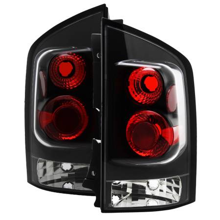 Spec'D Tuning Products - Spec-D 2005-2015 Nissan Armada Tail Lights (Matte Black Housing/Clear Lens)
