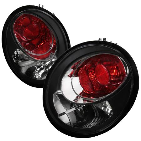 Spec'D Tuning Products - Spec-D 1998-2005 Volkswagen Beetle Tail Lights (Matte Black Housing/Clear Lens)