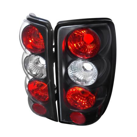 Spec'D Tuning Products - Spec-D 2000-2006 Chevrolet GMC Suburban/Tahoe/Yukon Tail Lights (Matte Black Housing/Clear Lens)