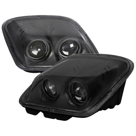 Spec'D Tuning Products - Spec-D 1997-2004 Chevrolet Corvette C5 H7 Projector Headlights (Matte Black Housing/Clear Lens)