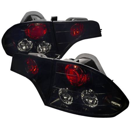 Spec'D Tuning Products - Spec-D 2006-2011 Honda Civic Sedan Tail Lights (Glossy Black Housing/Smoke Lens)