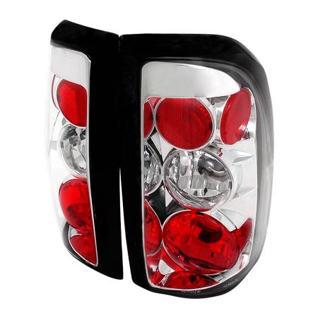 Spec'D Tuning Products - Spec-D 1997-2004 Dodge Dakota Tail Lights (Chrome Housing/Clear Lens)