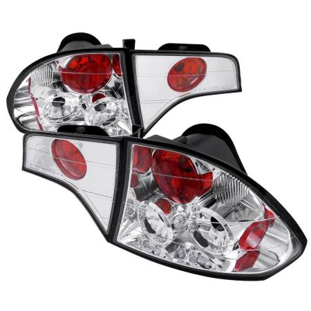 Spec'D Tuning Products - Spec-D 2006-2011 Honda Civic Sedan Tail Lights (Chrome Housing/Clear Lens)