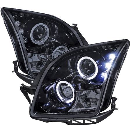 Spec'D Tuning Products - Spec-D 2006-2009 Ford Fusion Dual Halo Projector Headlights (Glossy Black Housing/Smoke Lens)