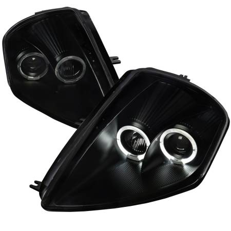 Spec'D Tuning Products - Spec-D 2000-2005 Mitsubishi Eclipse Dual Halo Projector Headlights (Black Housing/Smoke Lens)