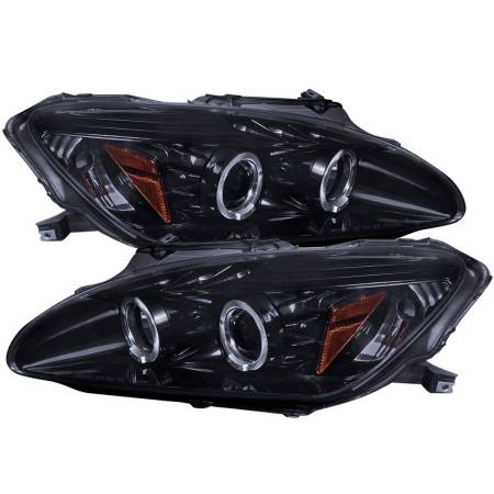 Spec'D Tuning Products - Spec-D 2004-2009 Honda S2000 AP2 Dual Halo Projector Headlights (Glossy Black Housing/Smoke Lens)