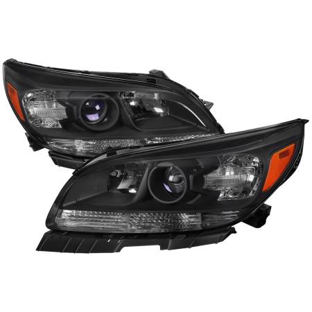 Spec'D Tuning Products - Spec-D 2013-2016 Chevrolet Malibu Projector Headlights (Matte Black Housing/Clear Lens)
