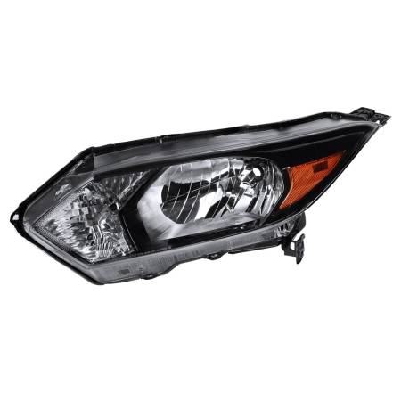 Spec'D Tuning Products - Spec-D 2016-2018 Honda HR-V Clear Lens Crystal Headlight w/ Amber Reflector - Driver Side Only