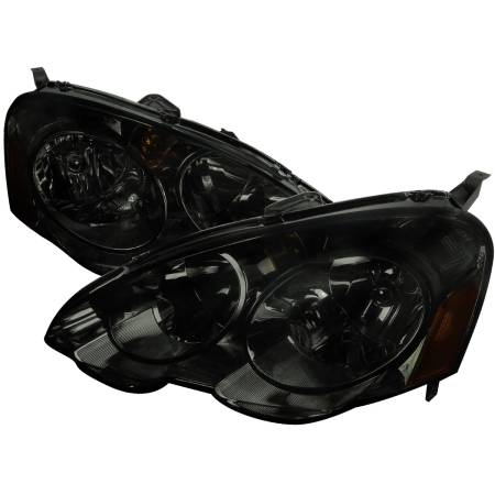 Spec'D Tuning Products - Spec-D 2002-2004 Acura RSX Factory Style Headlights w/ Amber Reflectors (Chrome Housing/Smoke Lens)