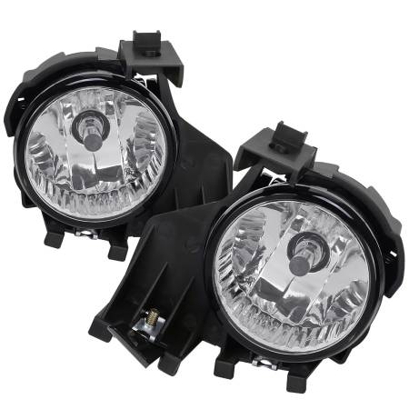 Spec'D Tuning Products - Spec-D 2008-2011 Subaru Impreza WRX 9006 HB4 Fog Lights Kit w/ Switch & Wiring Harness (Chrome Housing/Clear Lens)