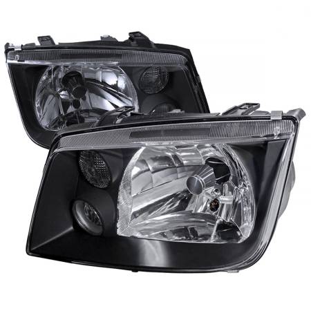 Spec'D Tuning Products - Spec-D 1999-2005 Volkswagen Jetta Mk4 Factory Style Headlight (Matte Black Housing/Clear Lens)