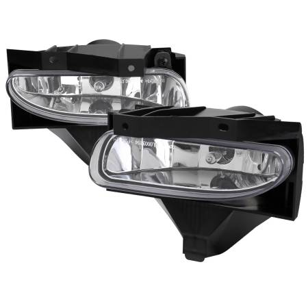 Spec'D Tuning Products - Spec-D 1999-2004 Ford Mustang 899 Fog Lights Kit w/ Switch & Wiring Harness (Chrome Housing/Clear Lens)